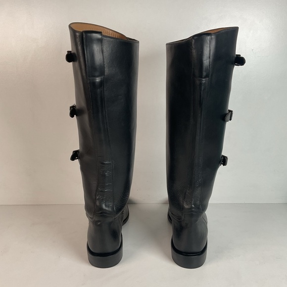 Lucchese Classics Handmade Women’s Tall Riding Boots 9 B Harness - Picture 9 of 16